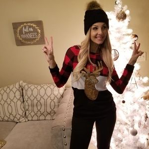 Reindeer long sleeve shirt